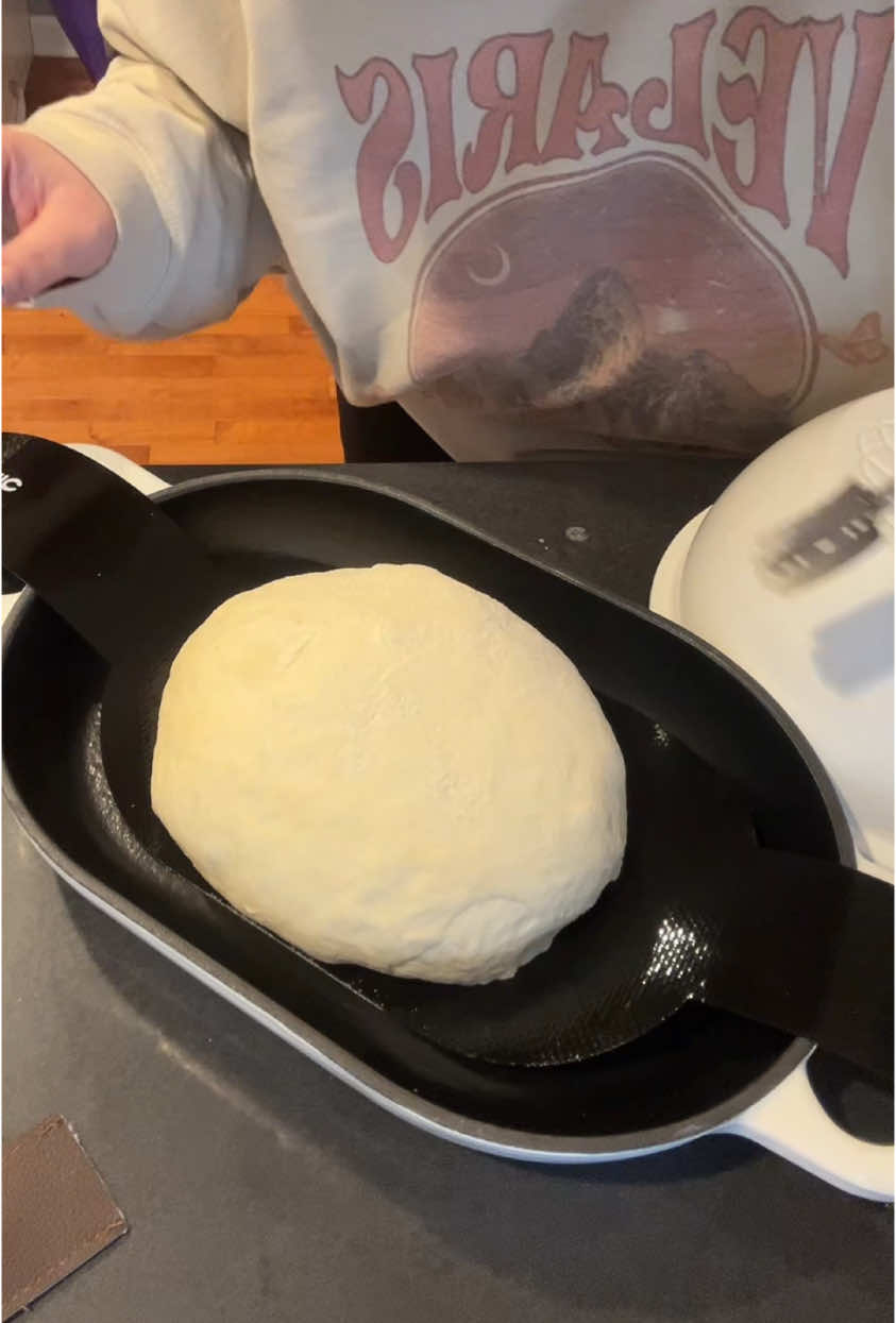 TikTok post by @amandabarton6 for Krustic. Caption reads: This Krustic bread oven is soooo fancy I love it.....