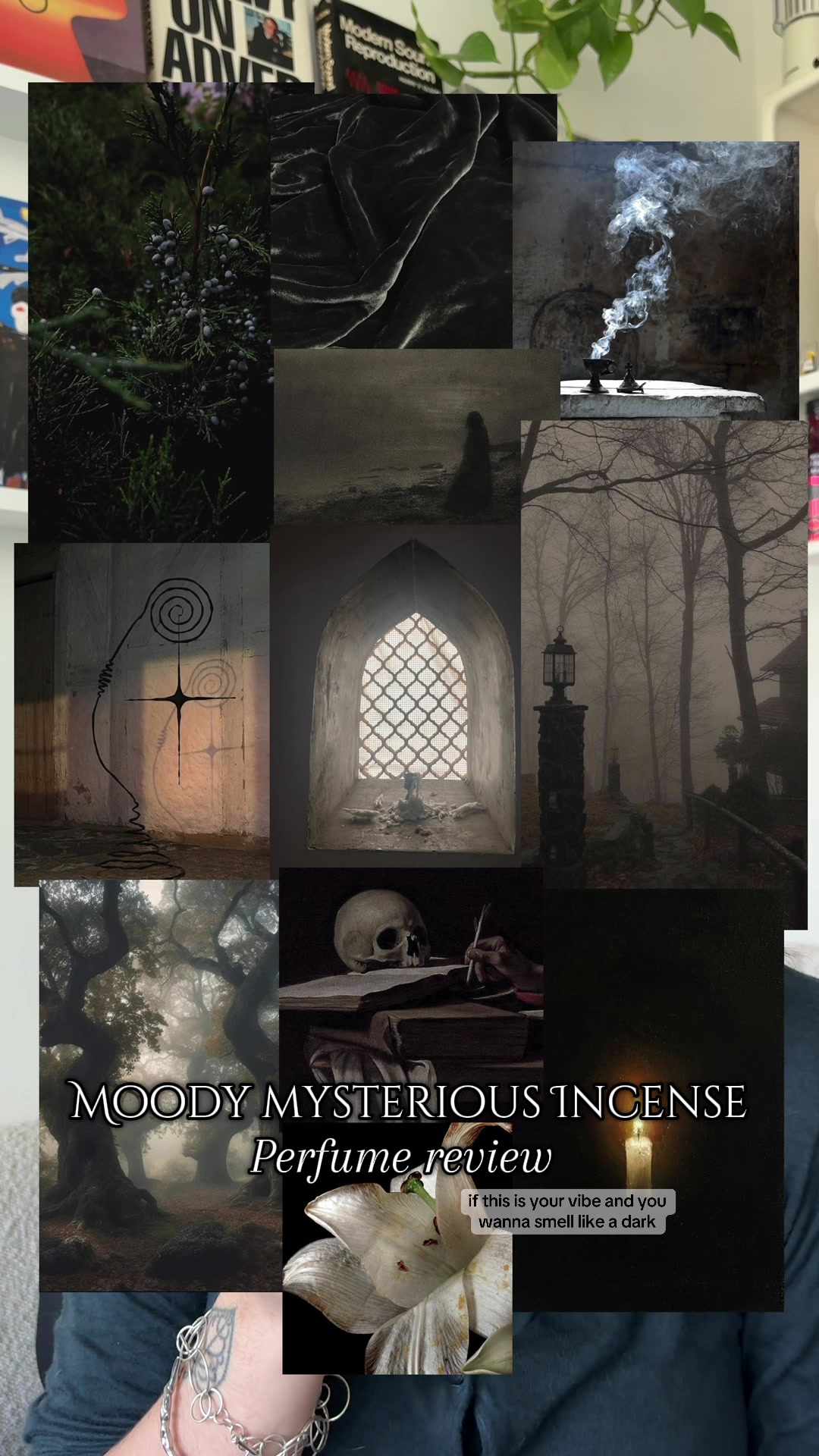 TikTok post by @tinyvampyre for Fulton & Roark. Caption reads: [...] fragrances and this perfume from @Fulton &....