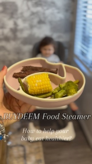 Instagram post by @sedafidanciozturk for Buydeem. Caption reads: Hey guys, this steamer is awesome 🙌....