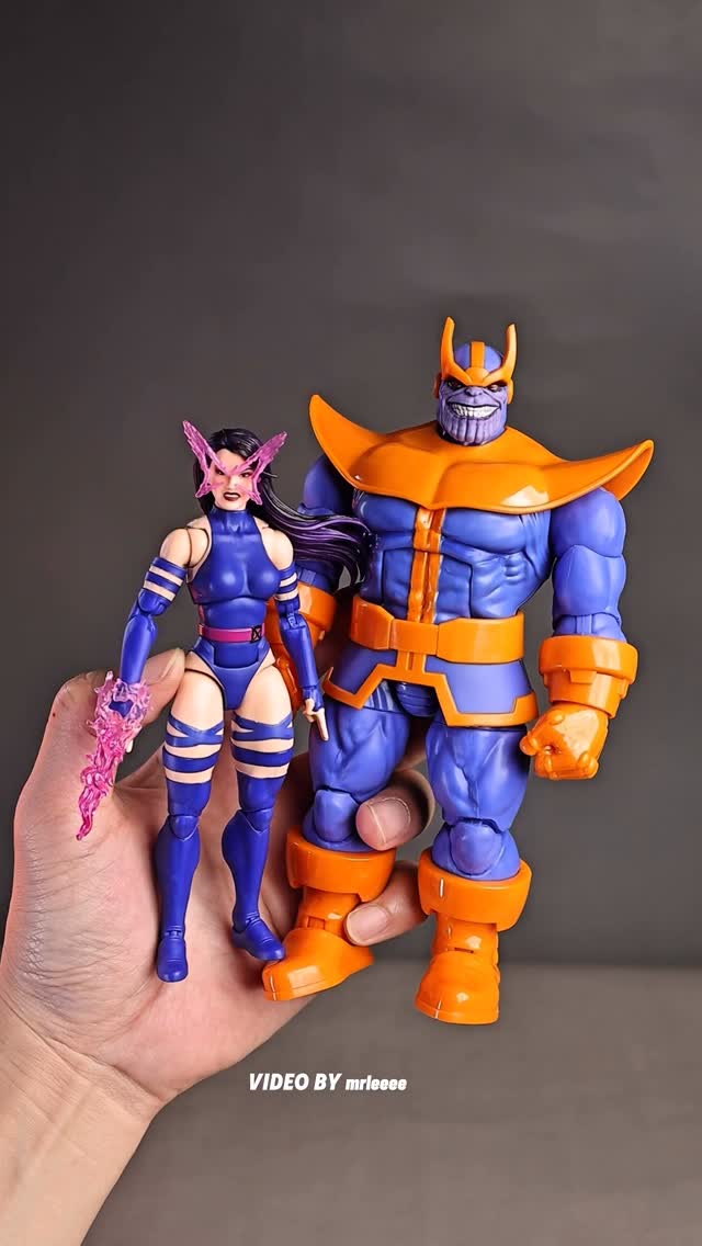 Instagram post by @mrleeee for Hasbro Pulse. Caption reads: “Marvel legends Marvel  vs Capcpm ver Psylocke and....