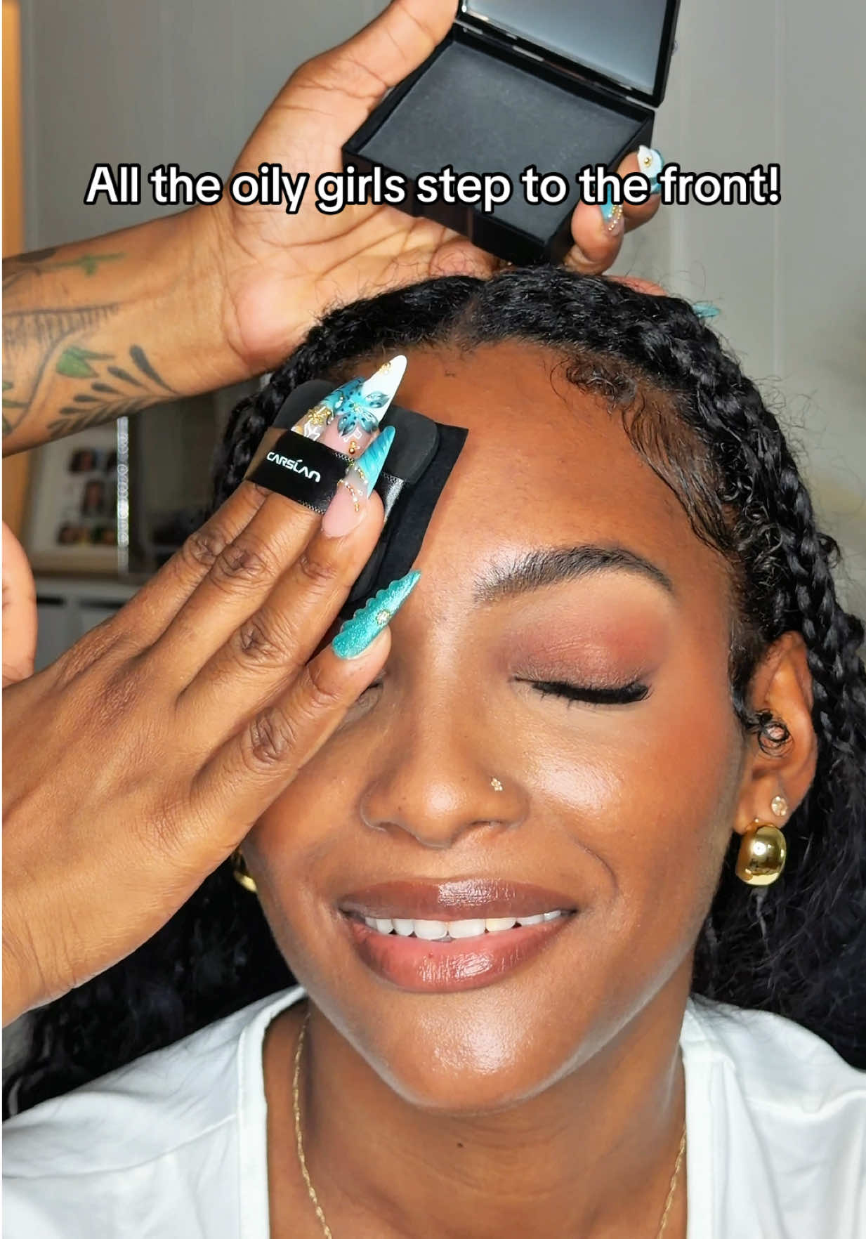 TikTok post by @petite3ssence for Carslan. Caption reads: This is so convenient @carslan_us....