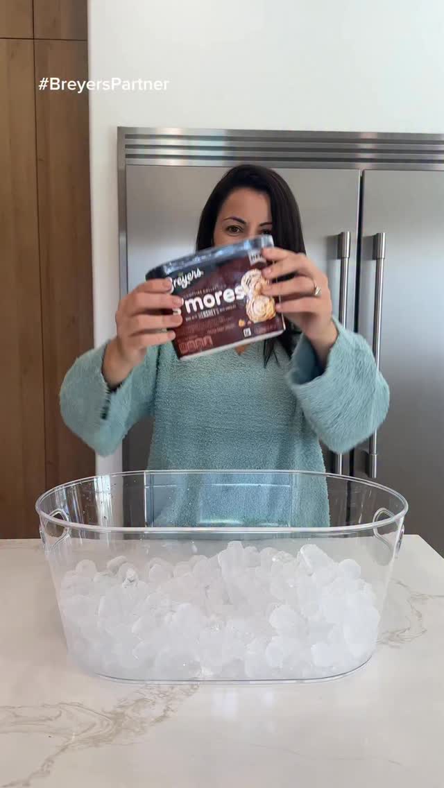 Instagram post by @erisa_laska for Breyers. Caption reads: Had to do a taste test myself….and yep, it’s as....