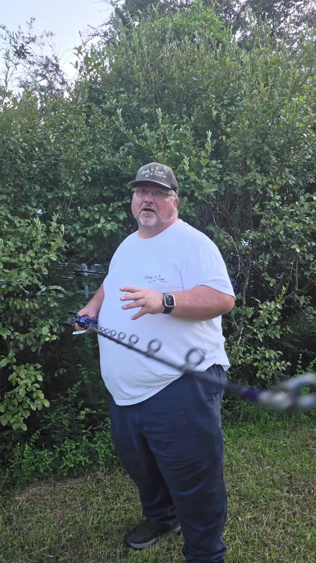 TikTok post by @shanewilliams969 for KastKing. Caption reads: KastKing Royale Legend Pro 7"2" Baitcaster Rod....