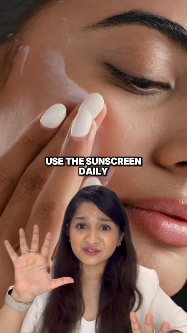 Instagram post by @dr.manasi.skin for Reequil. Caption reads: Oily skin + sunscreen = sticky mess? Not anymore!....