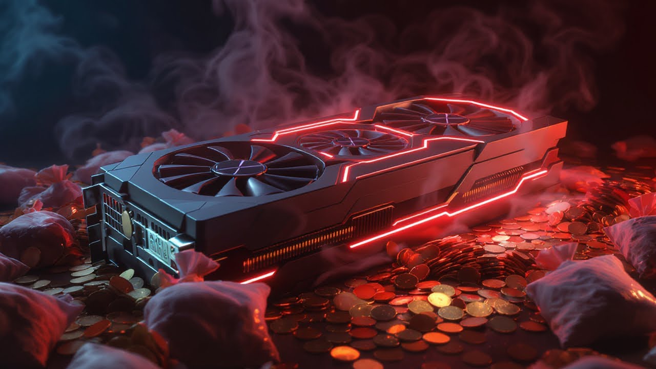 YouTube post by @GamerMeld for OBSBOT. Caption reads: Nvidia NEVER Thought AMD Could Do It!.