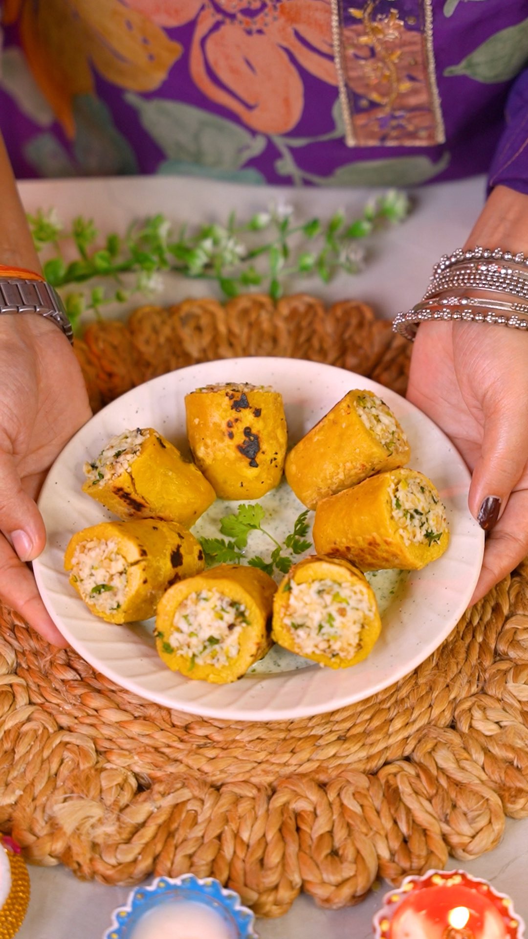 Instagram post by @coriander_bunch for Fortune Foods. Caption reads: Level up your festive menu this Diwali! ✨

Give....