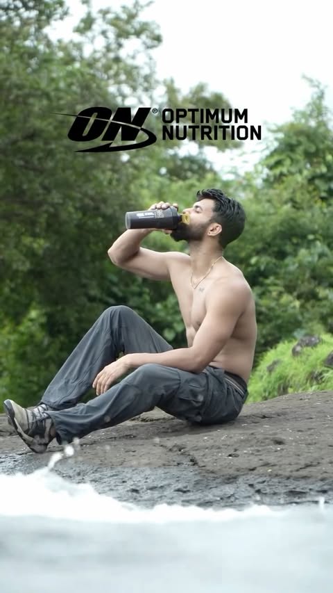Instagram post by @rohanyalhaa for Optimum Nutrition. Caption reads: [...] back and do it again. That’s why Optimum....