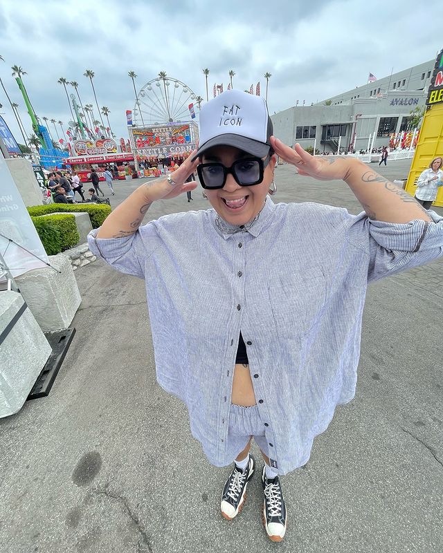 Instagram post by @jazzmynejay for WILDFANG. Caption reads: @wearewildfang has me looking GOODT at the LA....