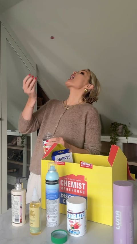 Instagram post by @martinasmark for Chemist Warehouse. Caption reads: Ad @chemistwarehouseireland have their Fall Frenzy....