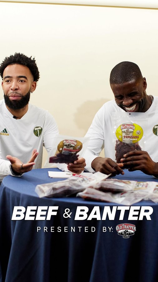 Instagram post by @erykw19 for Old Trapper Beef Jerky. Caption reads: “The only one time I saw him mad was when...”....