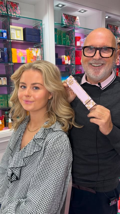 Instagram post by @sammcknight1 for Space NK. Caption reads: The 90s supermodel blowout is back - and it fits....