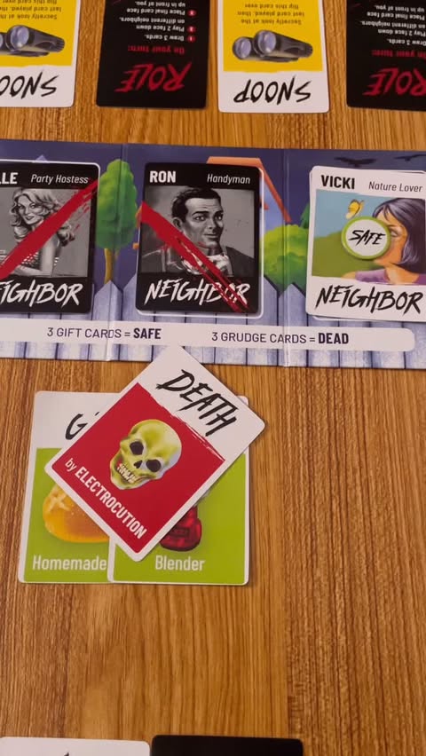 Instagram post by @tiktokboardgames for What Do You Meme. Caption reads: This used to be such a safe neighborhood....