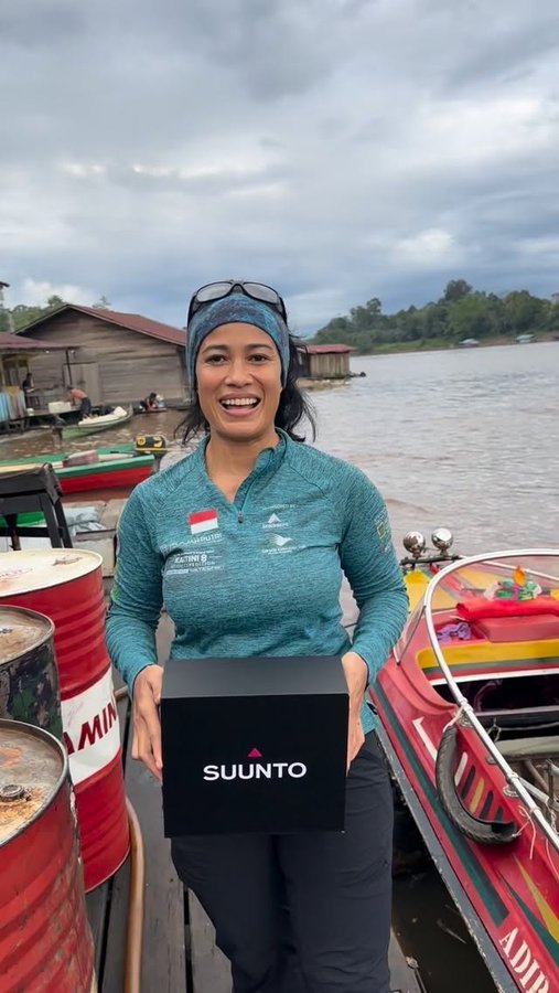 Instagram post by @jelajahputri for Suunto. Caption reads: Honored to join team @suuntoindonesia! Can’t wait....