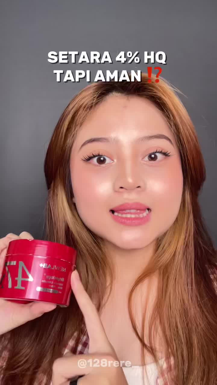TikTok post by @128rere_ for Newlab. Caption reads: setara 4% HQ tapi AMAN ??  best deh emang @Newlab ....