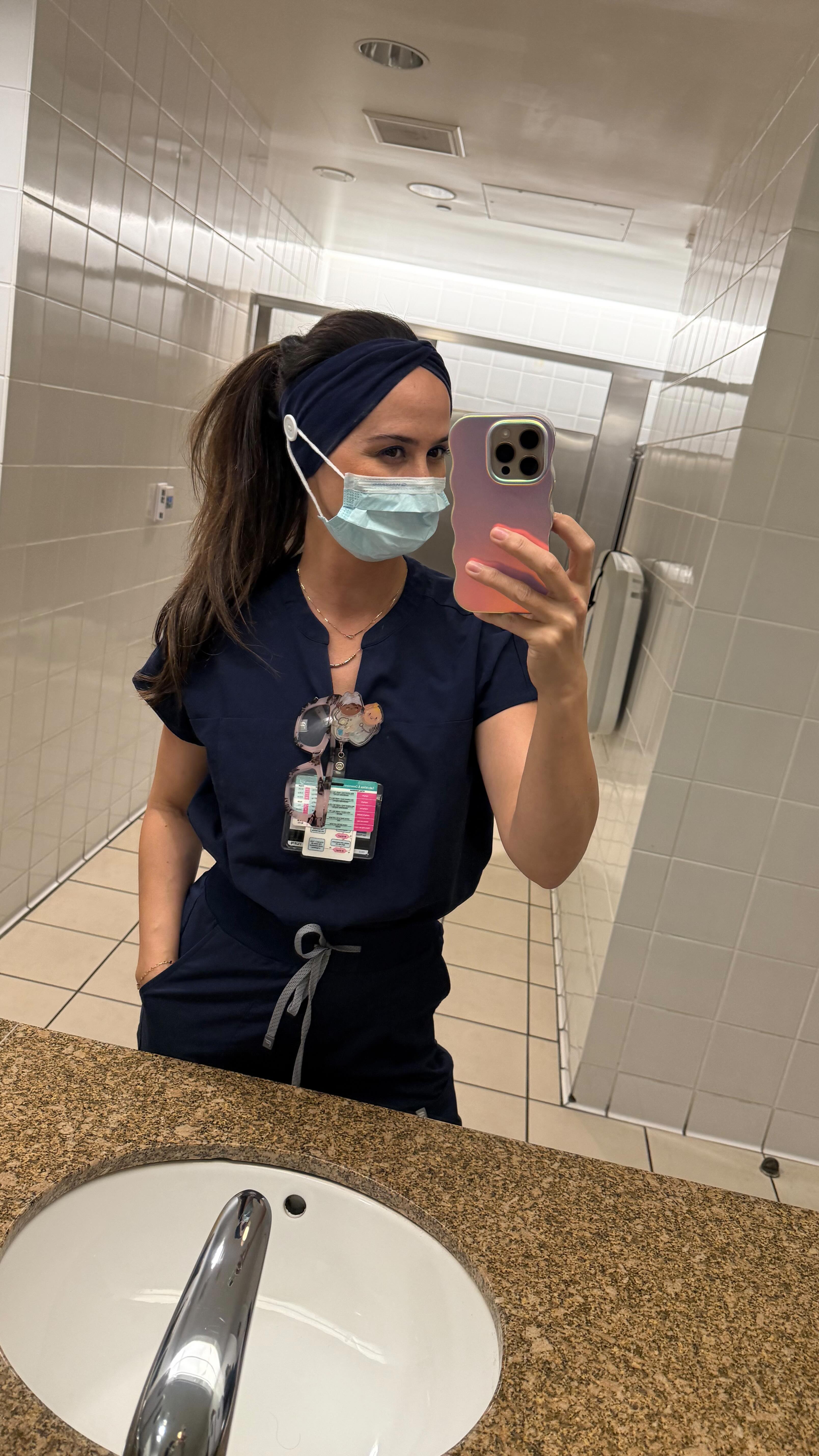 Instagram post by @nurse.tori_ for Healthline. Caption reads: night-shift diaries 🩺☕️💤 how I help protect my....