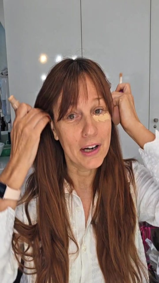 Instagram post by @catherinehuntleyofficial for Qvc. Caption reads: Thanks for joining me this morning for an....