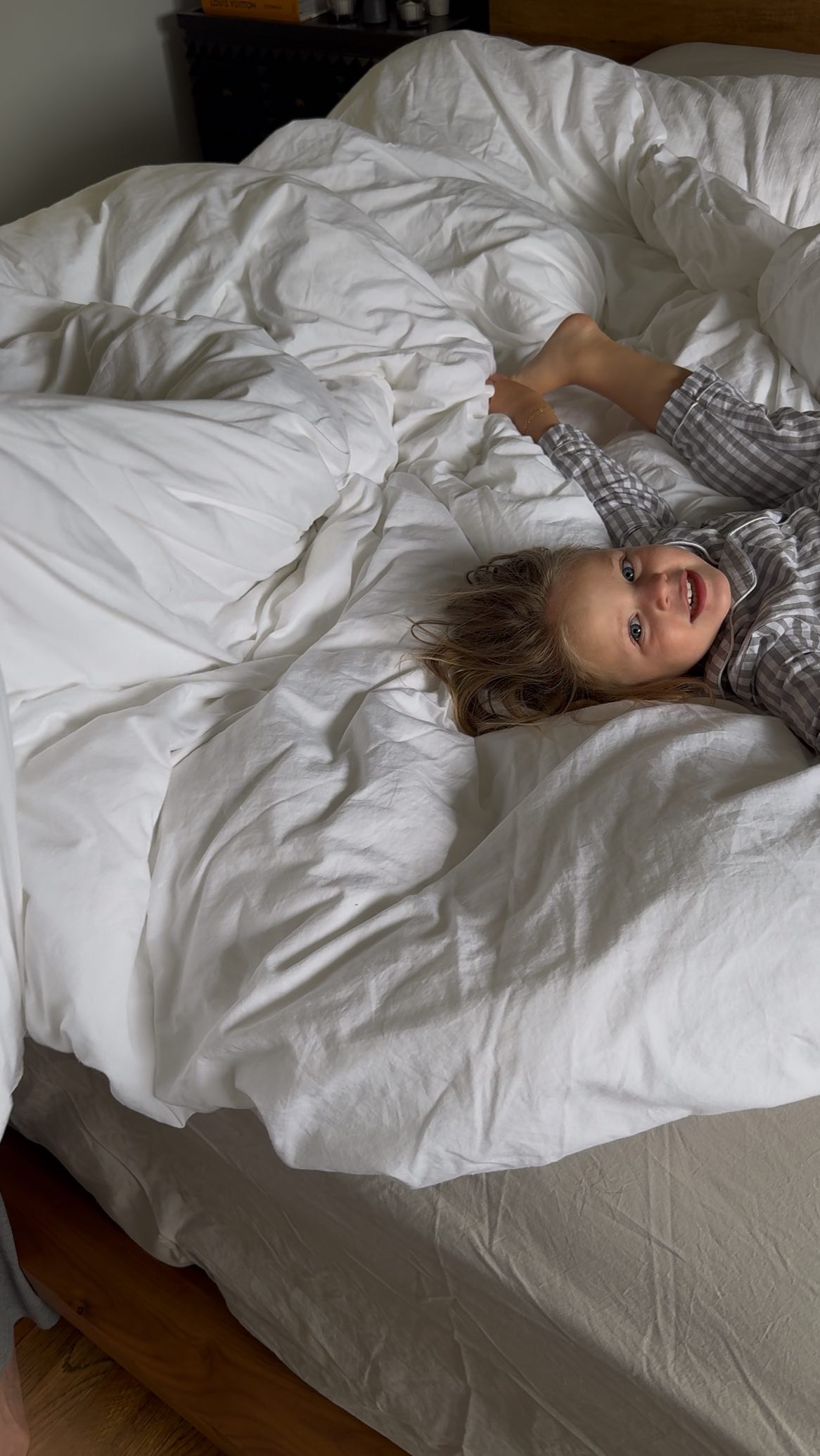 Instagram post by @alectreffs for Coyuchi. Caption reads: but can you even get good sleep without organic....