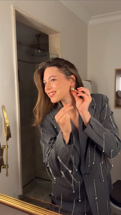 Instagram post by @ivannamatoshko for reserved. Caption reads: [...] get ready for holiday nights with the....