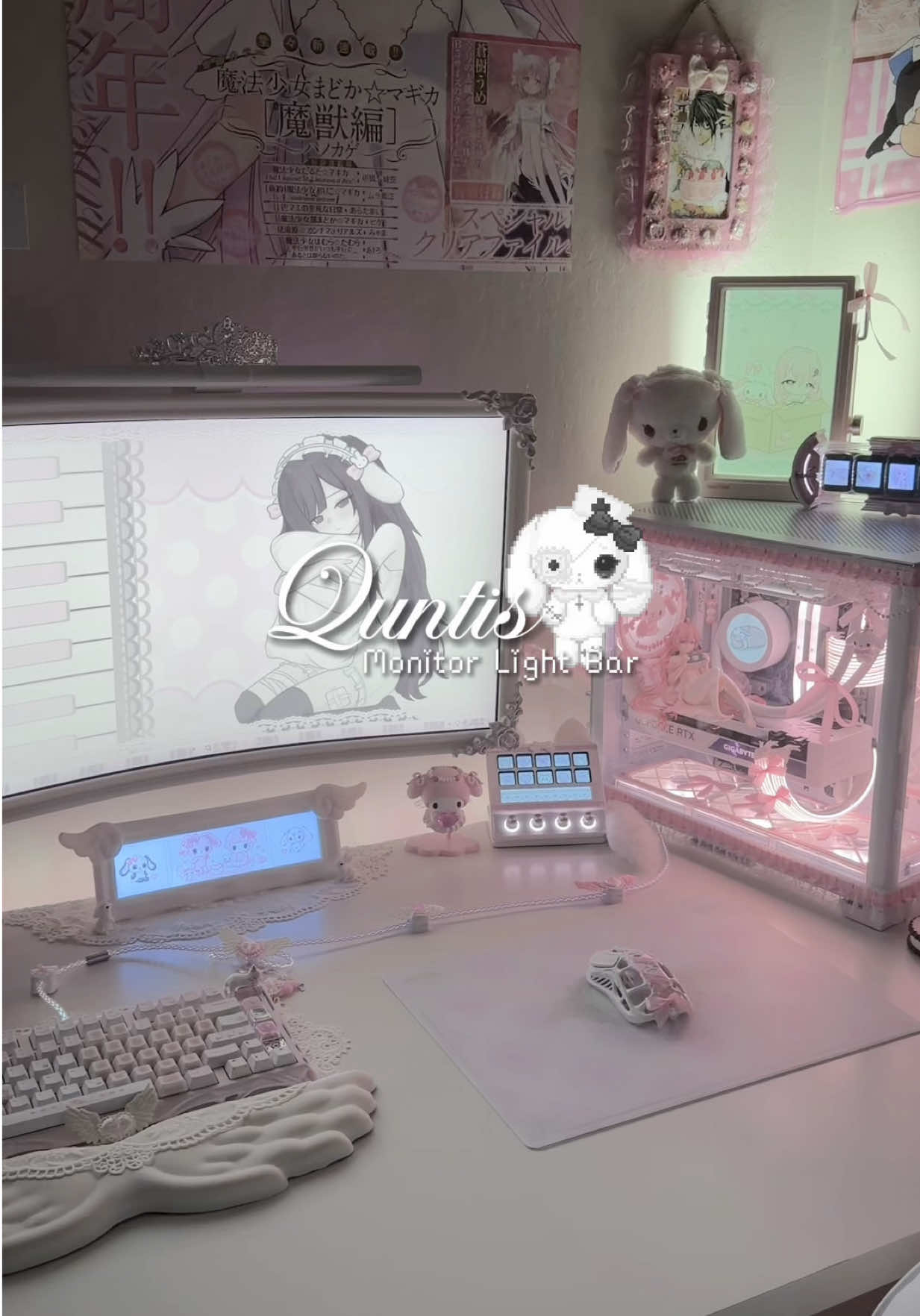 TikTok post by @bnnyblog for Quntis. Caption reads: [...] would not be complete without it 🤍 @Quntis....