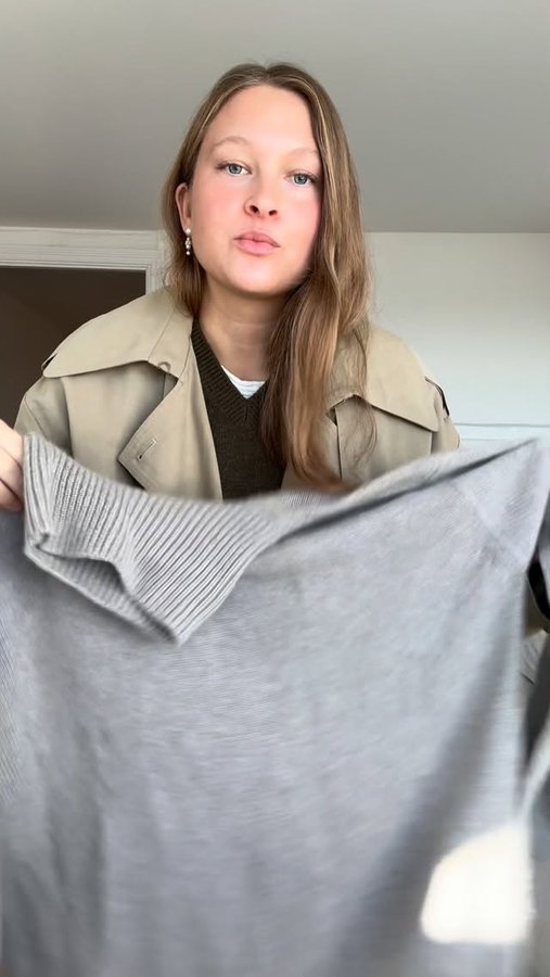 Instagram post by @sillebuchmann for The Frankie Shop. Caption reads: In my Granddad era 👴🏼
It’s rare for me to wear....