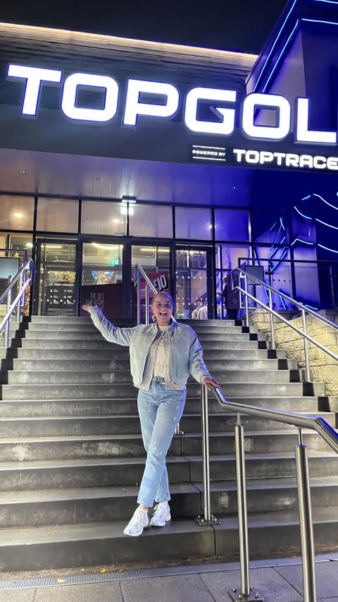Instagram post by @orla.golfgirl for Topgolf. Caption reads: How did I do? @topgolfuk 💙 

Great fun at Top....