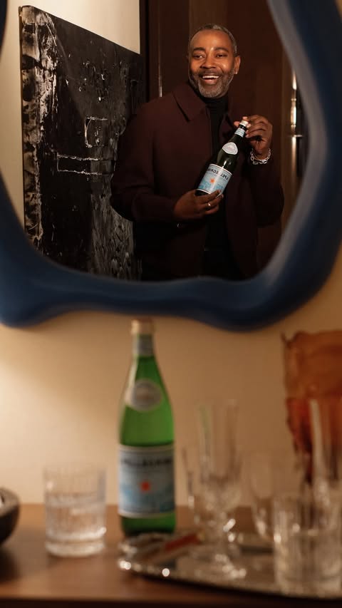 Instagram post by @alvinwayne for Sanpellegrino. Caption reads: [...] Just good friends, good food, and....