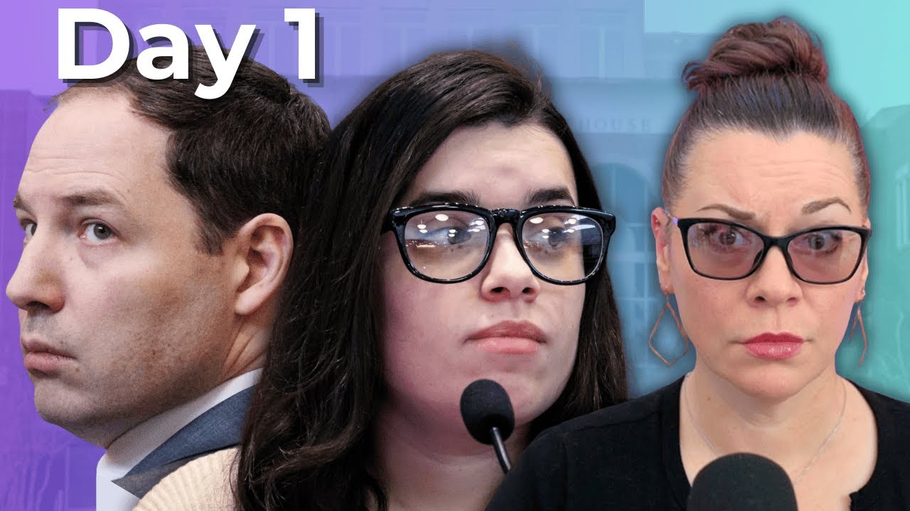 YouTube post by @TheEmilyShow for vidIQ. Caption reads: Brendan Banfield Trial: Opening Statements & Au....