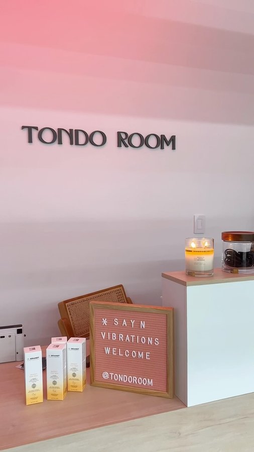 Instagram post by @tondoroom for Dr. BRANDT Skincare. Caption reads: [...] #healthevent #miamievent #drbrandtskincare....