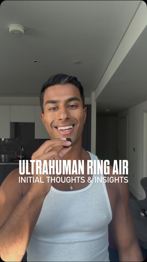 Instagram post by @tarin.25 for Ultrahuman. Caption reads: [...] few week, I’ve consistently worn my....