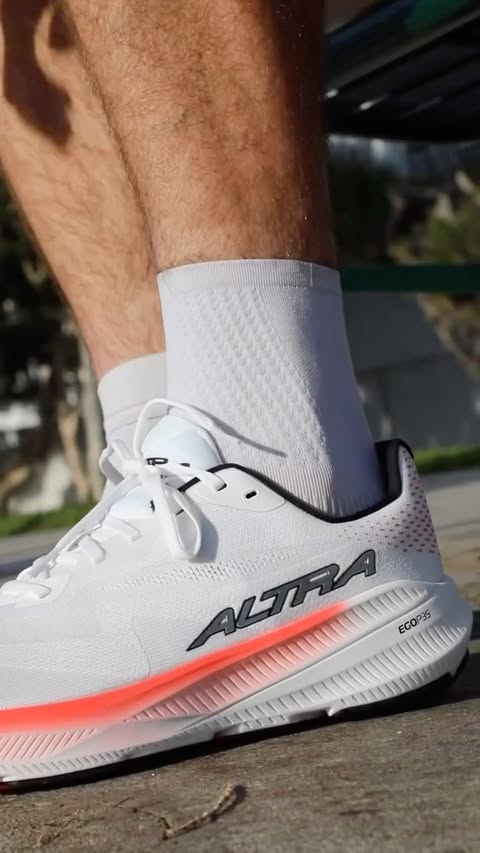 Instagram post by @brooksbash for Altra Running. Caption reads: [...] answer has been and always will be....