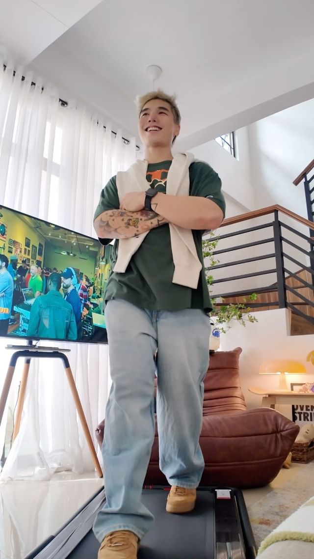 Instagram post by @iamjeffong for Champion. Caption reads: Here’s how I style the latest pieces from....