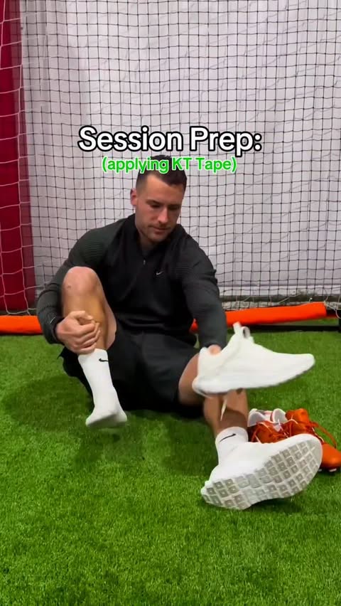 Instagram post by @alexramostraining for KT Tape. Caption reads: 3 Ways to Score ❌📐 @kttape is my recovery tool so....