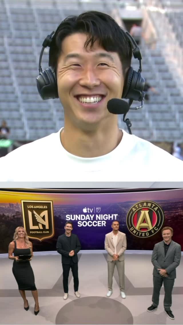 Instagram post by @aaronraylong for Major League Soccer. Caption reads: The fantasy football banter from @hm_son7 and....