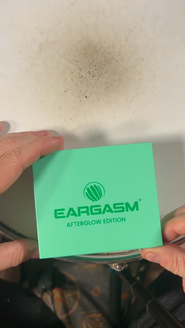 Instagram post by @pookkake for Eargasm. Caption reads: [...] they talk. Protect your hearing with....