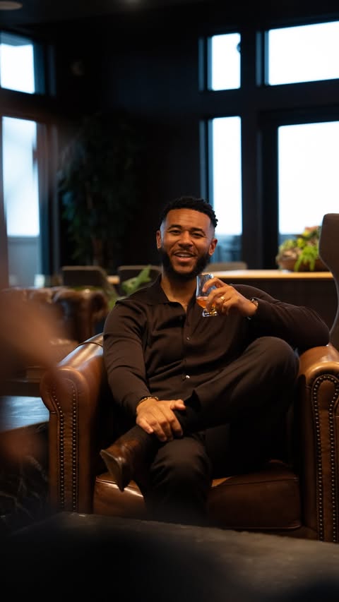 Instagram post by @treybryantstyle for Glenfiddich. Caption reads: [...] of fathers and community with Glenfiddich 14....