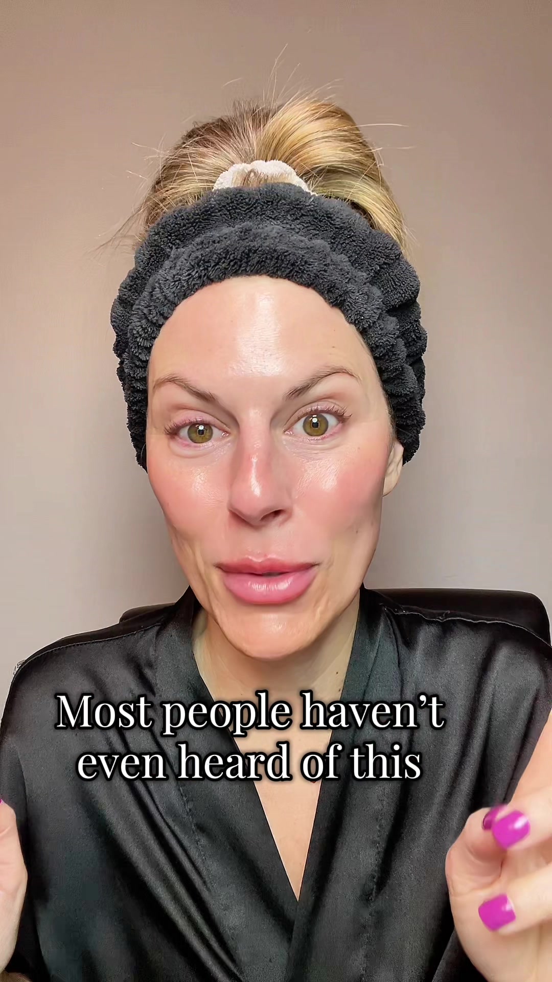 TikTok post by @rlew36 for DRMTLGY. Caption reads: [...] #AntiAging #MedSpa @DRMTLGY.