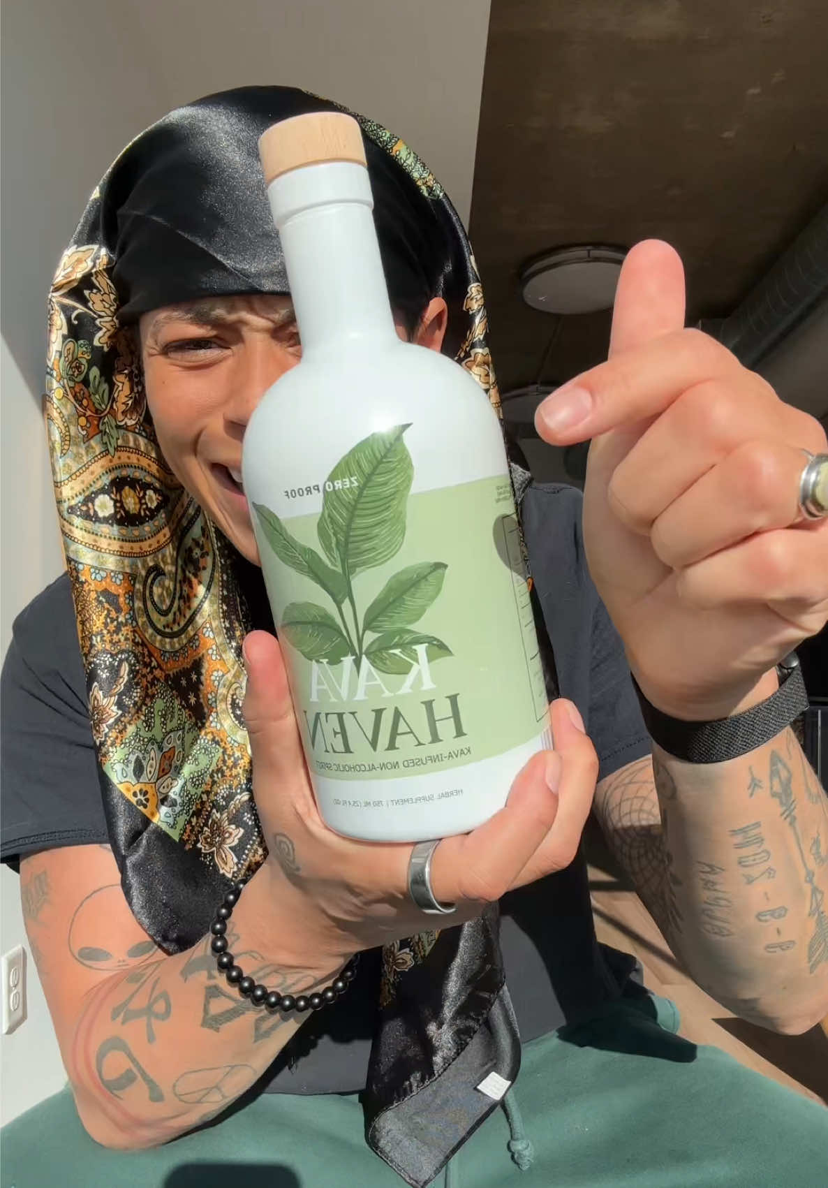 TikTok post by @_withlove__04 for Kava Haven. Caption reads: Non- alcoholic drink. #nonalcoholic #kavahaven....