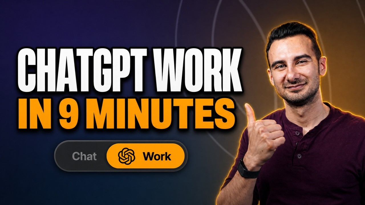 YouTube post by @KevinStratvert for Resistencia Cultural. Caption reads: ChatGPT Work Tutorial for Beginners.