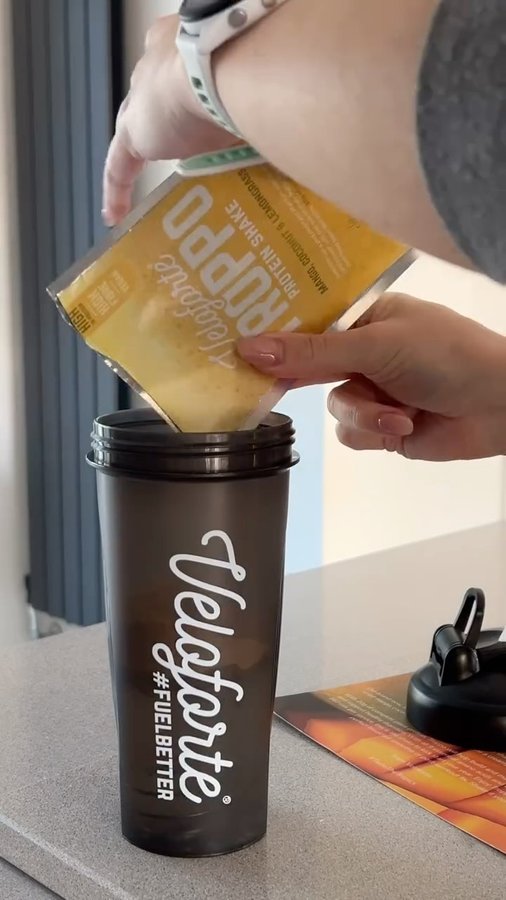 Instagram post by @parismasters for Veloforte. Caption reads: come with me to train at the GSLC for the first....