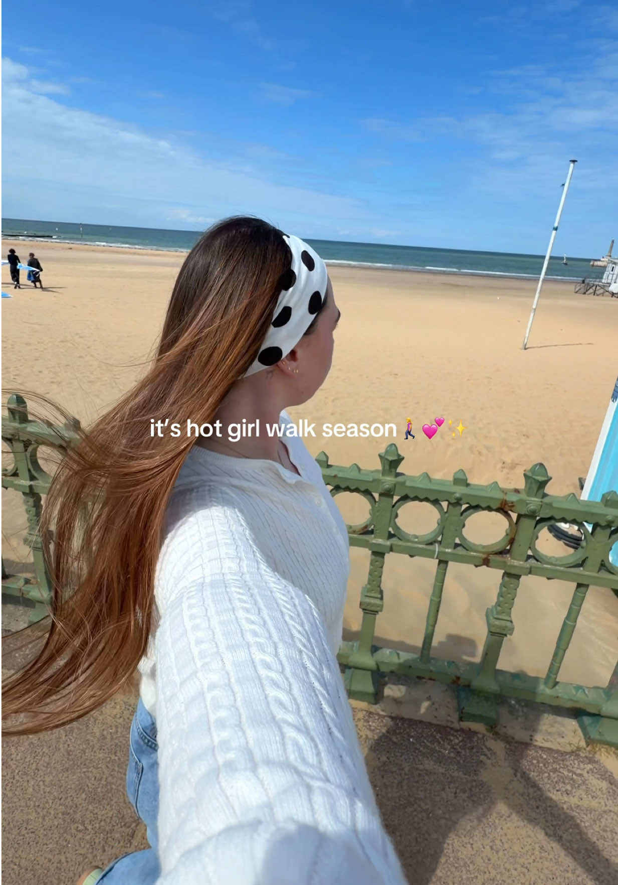 TikTok post by @poppyolive for Jimmy's Iced Coffee. Caption reads: AD hot girl walks are even better with the new....