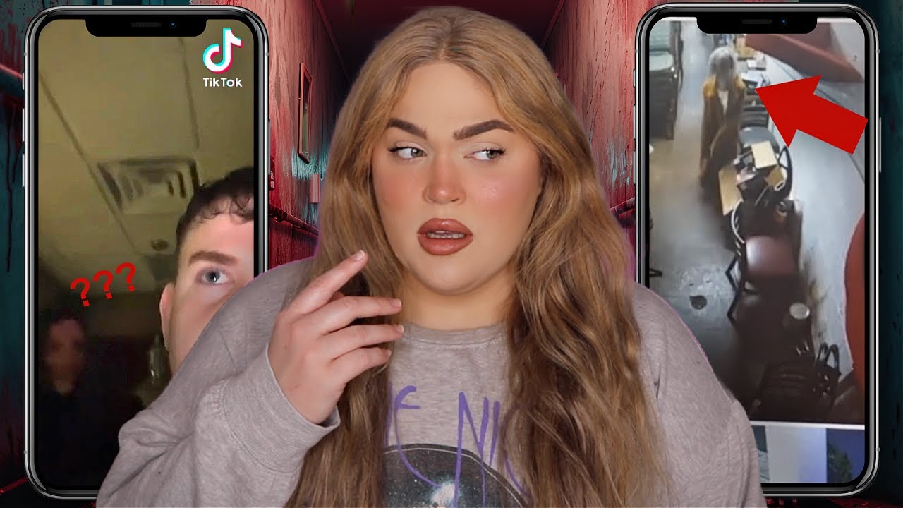 YouTube post by @Loey for Prettylitter. Caption reads: 50+ PARANORMAL TikToks that Haunt Me... PART 2:....