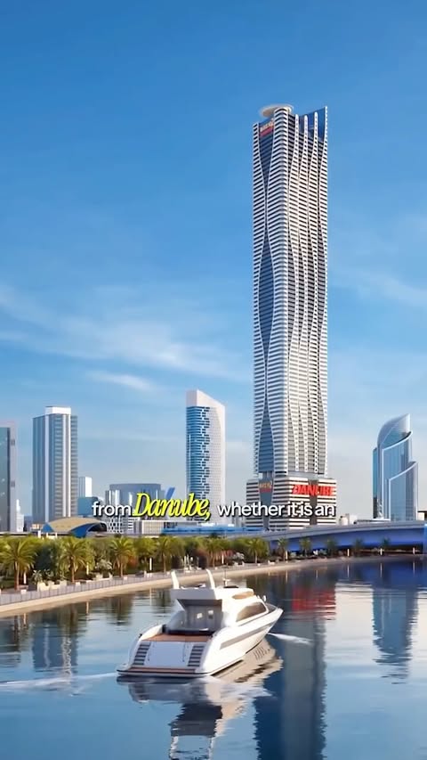 Instagram post by @itzyreviews for Danube Properties. Caption reads: #DanubePartner Danube Properties’ DEAL OF THE....