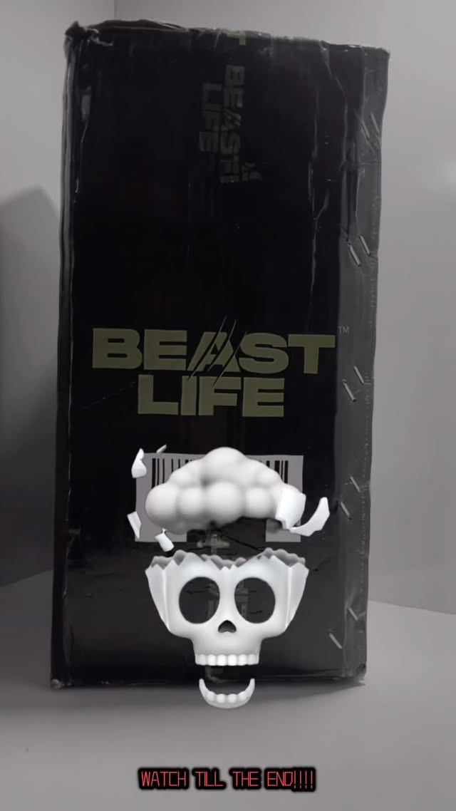 Instagram post by @isaharsh_42 for MuscleBlaze. Caption reads: Stop ❌ Want BeastLife and MuscleBlaze Sponsorship....