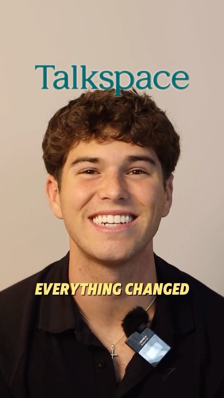 Instagram post by @jack.scalise for Talkspace. Caption reads: I’m proud to share that I’m officially partnering....