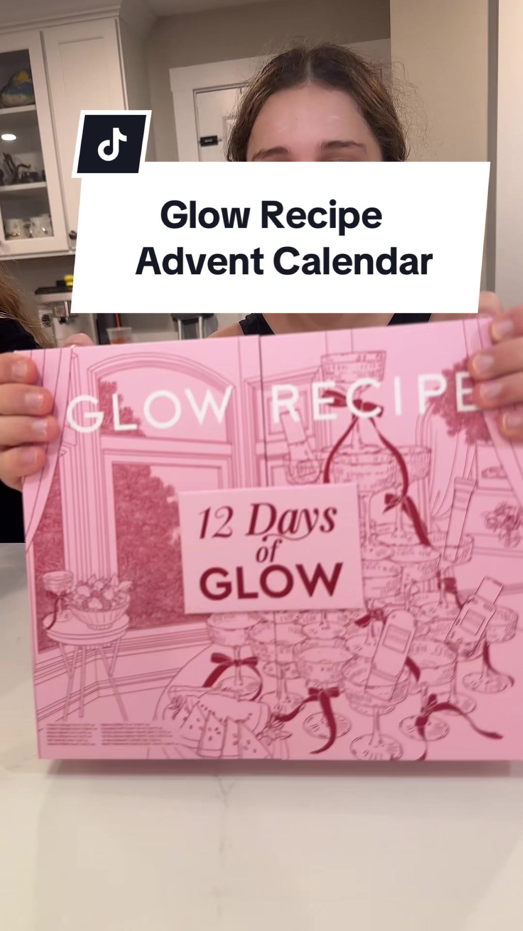 TikTok post by @dutchworld_americangirl for TikTok Shop. Caption reads: This is the glow recipe advent calendar @Glow....