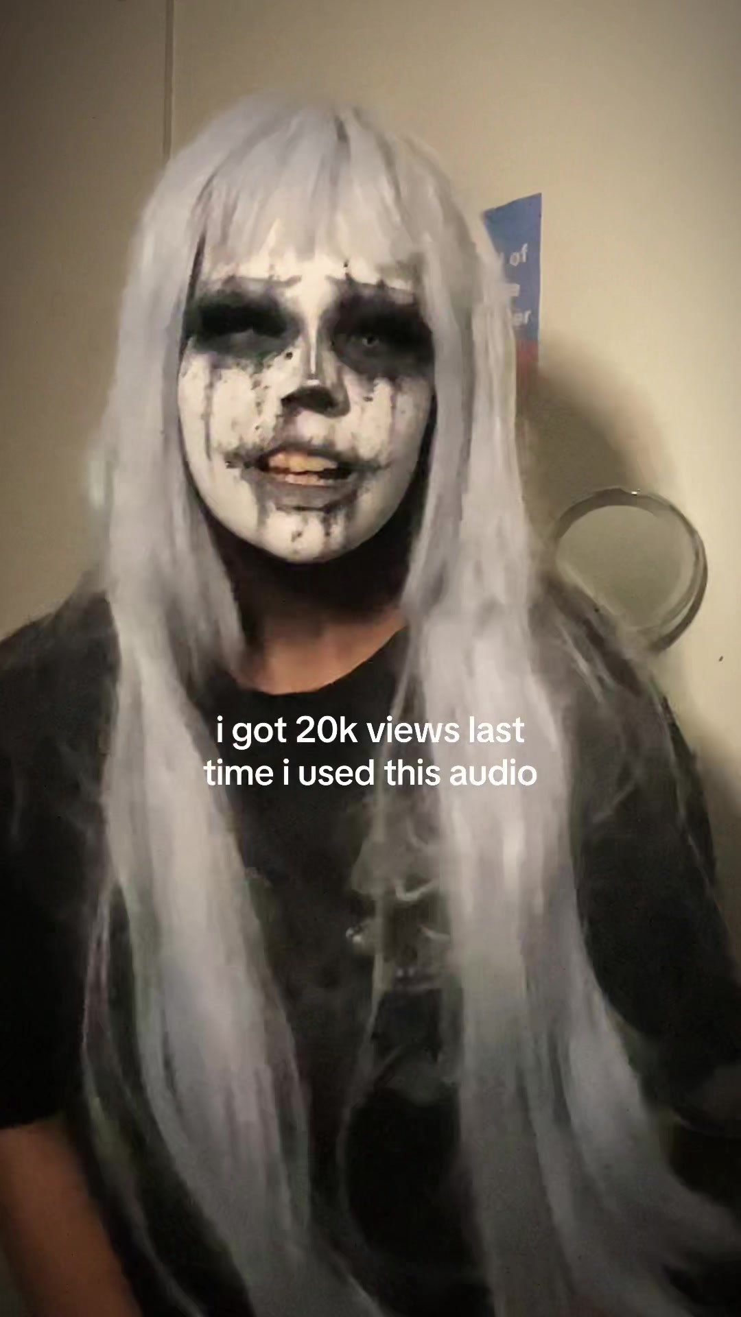 TikTok post by @3ae3y for EYEVOS. Caption reads: [...] looll Contacts : Frost Enchant from @EYEVOS....