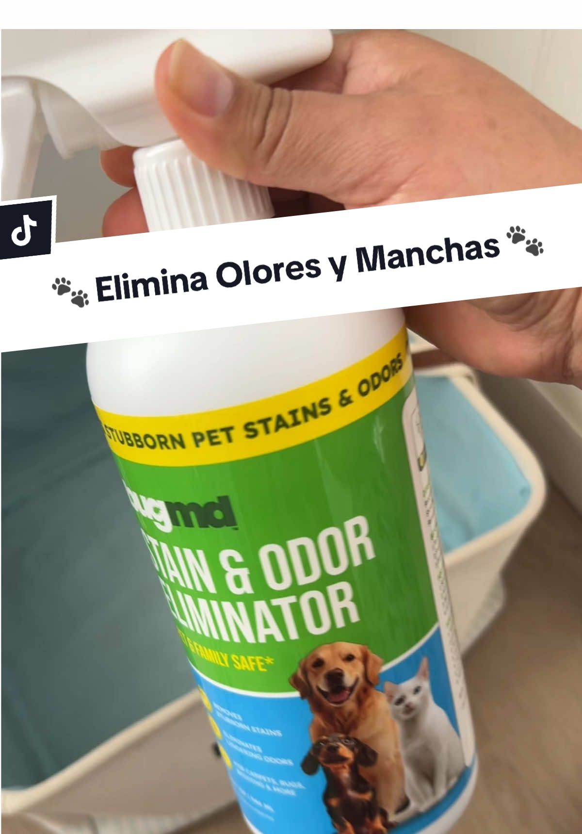 TikTok post by @ines25___ for BugMD. Caption reads: Replying to @Ines Nazarkewich🌱 OMG! Funcionó....