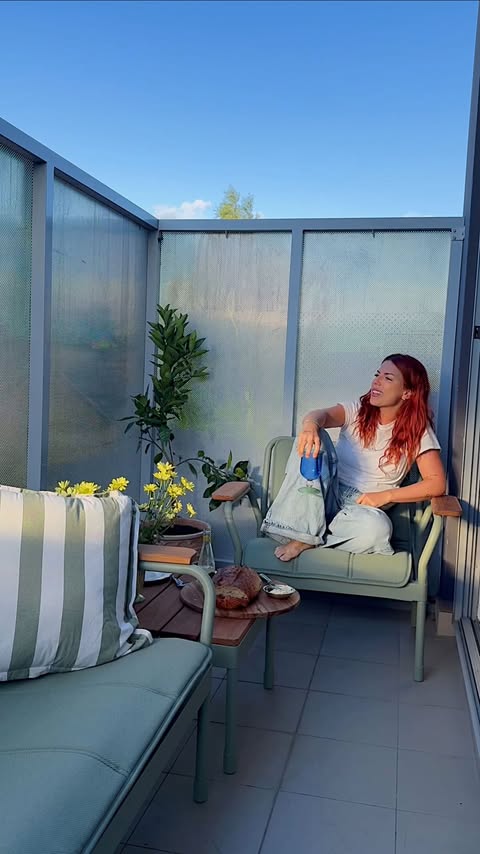 Instagram post by @food_bylucy for Koala. Caption reads: Turning my balcony into my favourite “new room” of....