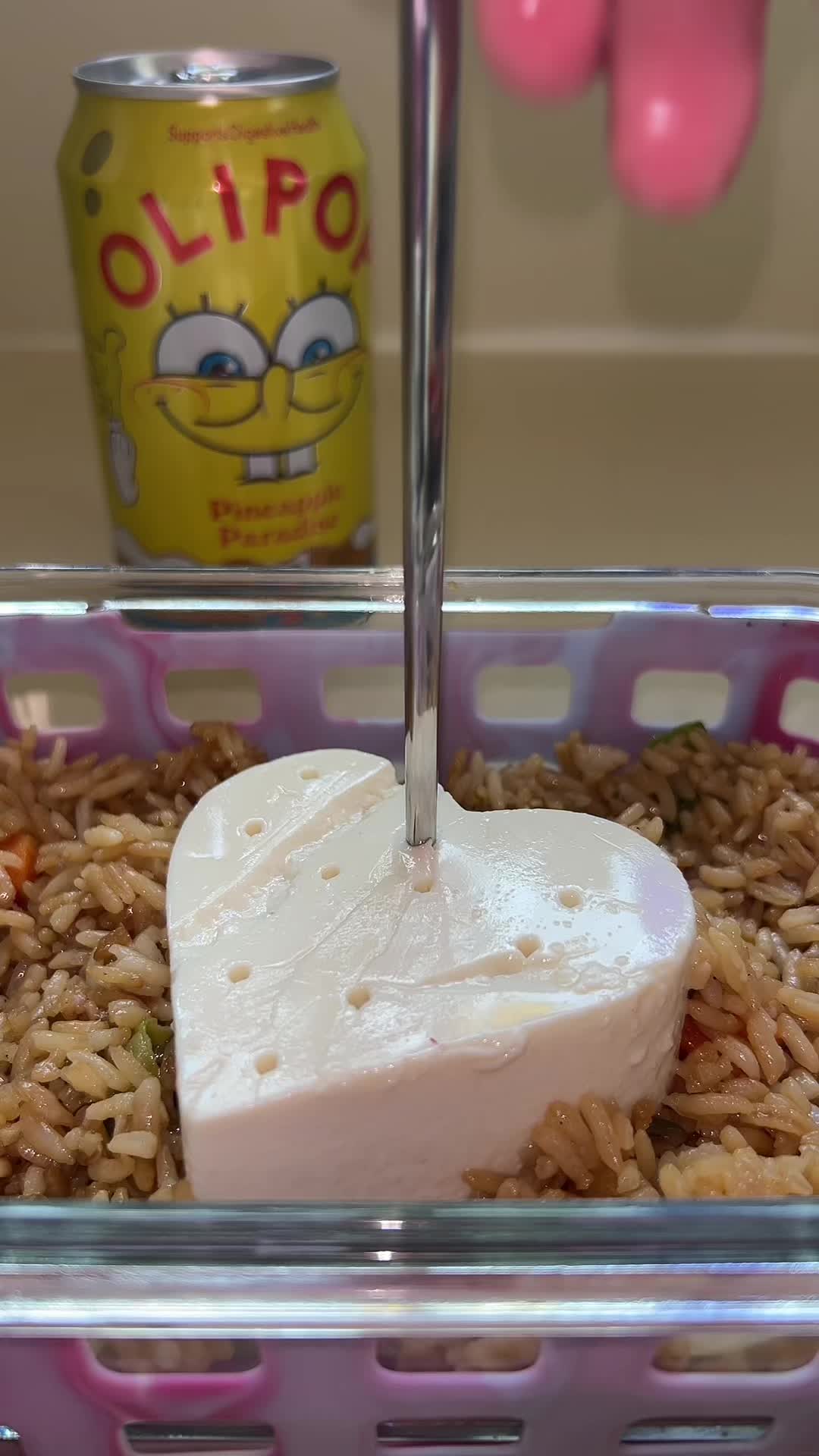 TikTok post by @mburkez for OLIPOP. Caption reads: Packing a lunch for the little guy #olipoppartner....