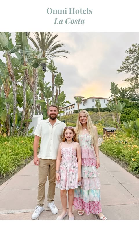 Instagram post by @celeste_wright for Omni Hotels & Resorts. Caption reads: We said goodbye to the desert and headed from Palm....